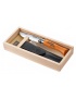 Nůž Opinel - *000815* No.08 VRN Carbon + dřevěný box