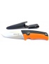 Nůž Merkel - Speedster, černo/oranžová střenka, plast. pouzdro na opasek (4002345)