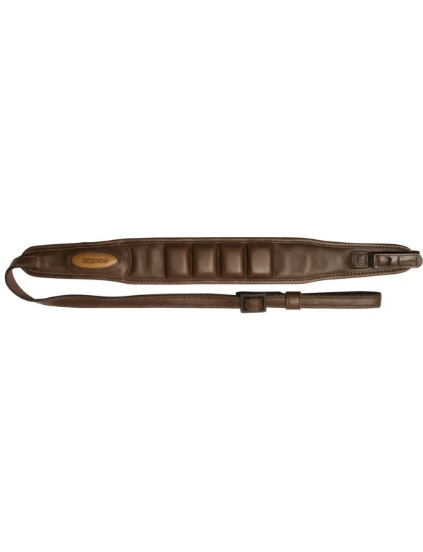 Řemen Niggeloh - PREMIUM PADDY kožený s rychlozapínáním, hnědý (091100028)