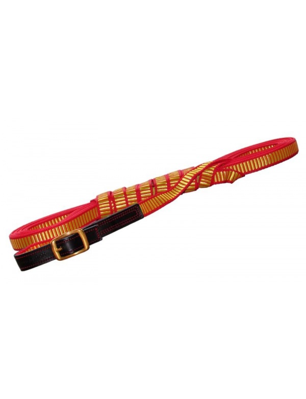 Vodítko Niggeloh - TRAIL nylon - červeno-žlutý, 20mm-12m (161700001)