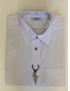 Košile Trapper - Eugen bílá KR s výšivkou jelen a ornament