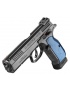 Pistole samonabíjecí CZ SHADOW 2, r. 9mm Luger, černá, 19 ran, nikl. zásob, modré střenky