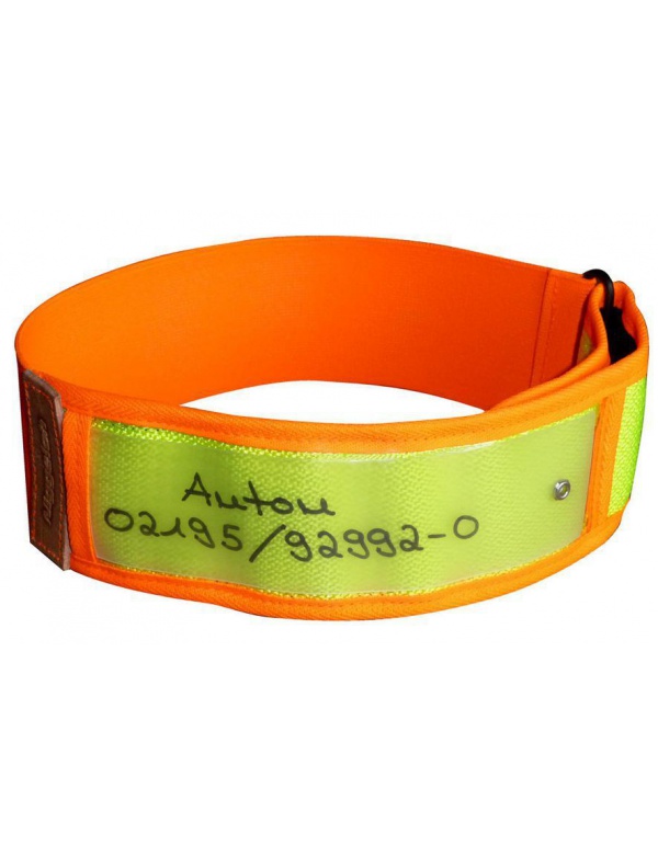 Obojek Niggeloh - Reflexní Collar, oranžovo-žlutý