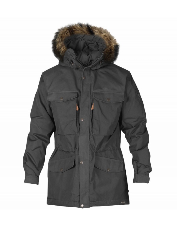 Bunda Fjällräven Singi Winter Jacket zimní, barva 030 - Dark Grey