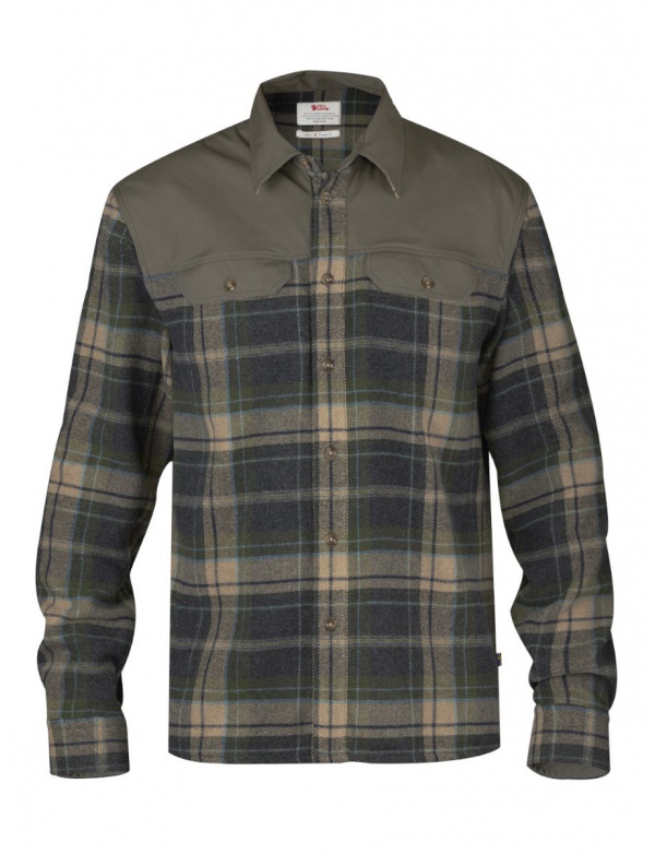 Košile Fjällräven Granit Shirt (90339), teplá silná, barva 246 Tarmac