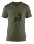 Triko Fjällräven Deer Print T-Shirt W (89879), kr. rukáv, barva 246