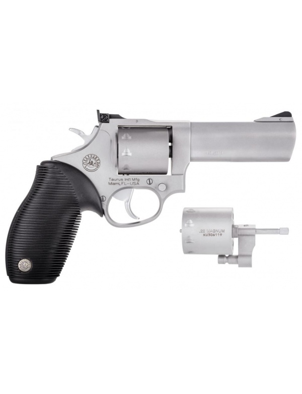 Revolver Taurus 992 Tracker, ráže: .22LR + .22 WMR, hl.: 4", 9 ran, nerez, 2x válec