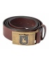 Opasek Deerhunter - Leather Belt, 115 cm, 537 - Cognac Brown (8112)