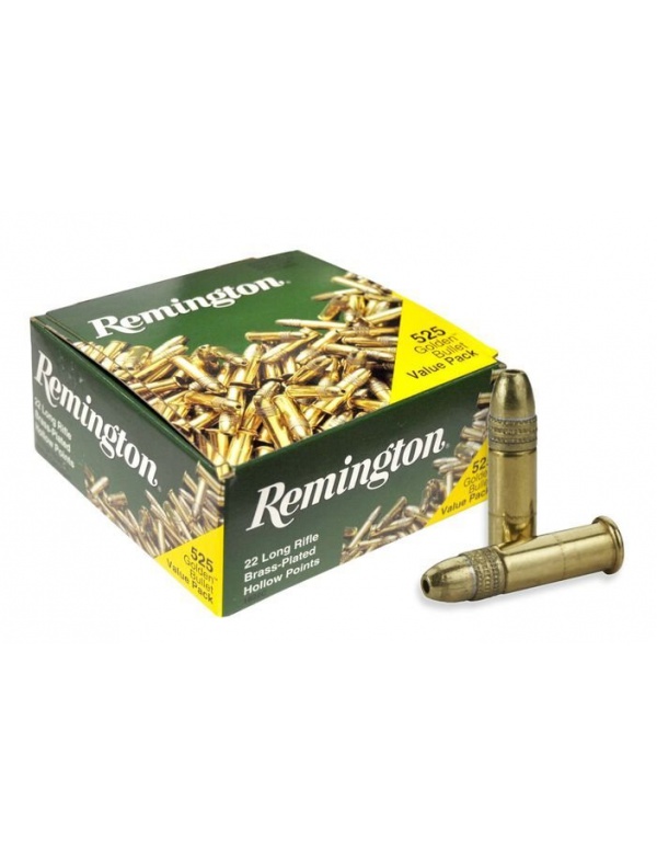 Náboj Remington .22 LR Golden Bullet, HP, 2,3 g / 36 gr., HV (REM21250), bal. 50 ks