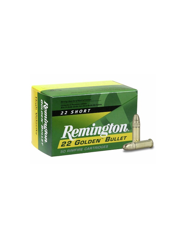 Náboj Remington .22 Short Golden Bullet, HP, 29 gr., 1095 fps, HV (REM21001)