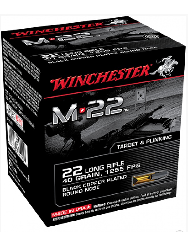 Náboj Winchester .22 LR M 22, 40 gr. 1255 FPS, bal. 500 ks (WS22LRT)