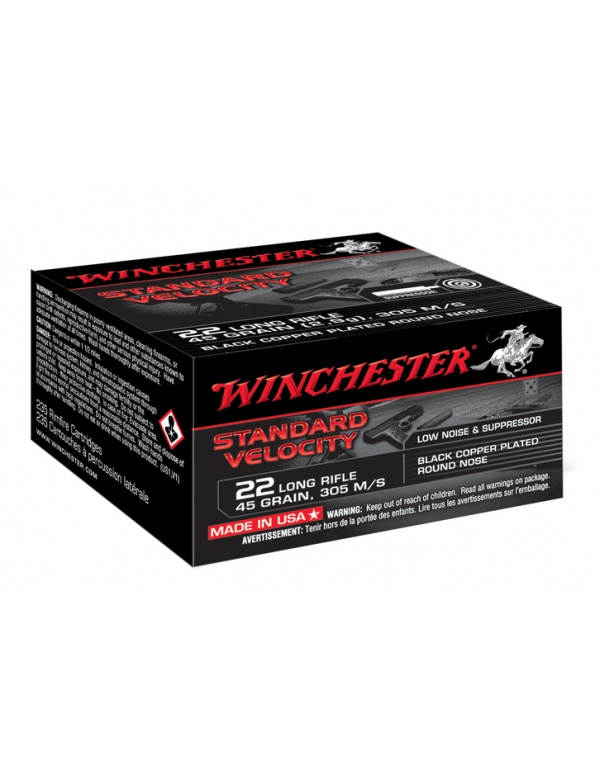 Náboj Winchester .22 LR STD Velocity, 45 gr. (WS22LRTSVE), bal. 235 ks