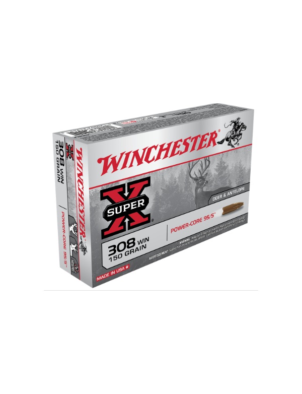 Náboj Winchester .308 Win. Power Point 9,7 g / 150 gr. (WX308XP)