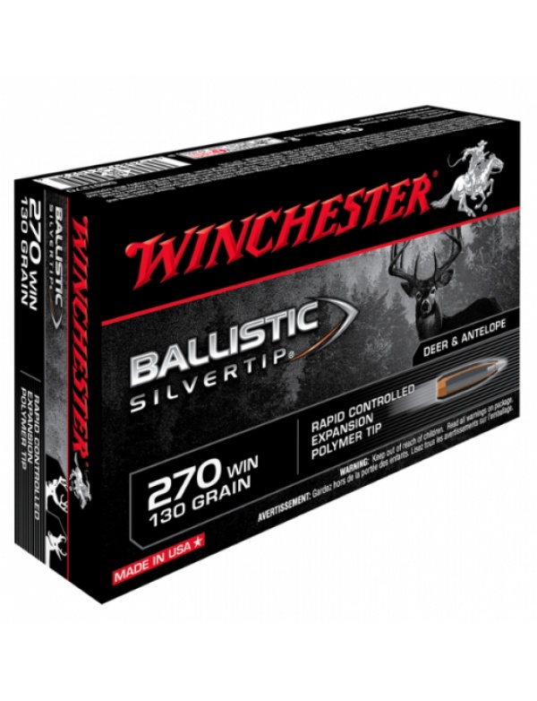 Náboj Winchester .270 Win. Ballistic Silvertip 130 gr.