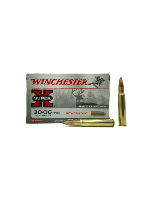 Náboj Winchester .30-06 Spr. SuperX Power-Point 11,7 g / 180 gr., bal. 20 ks