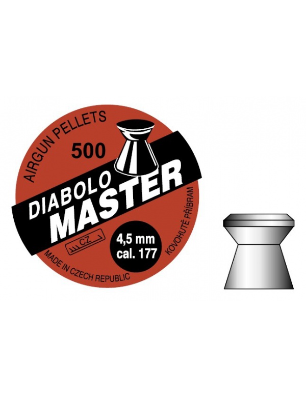 Diabolo Příbram - Master 4,5 mm, bal. 500 ks