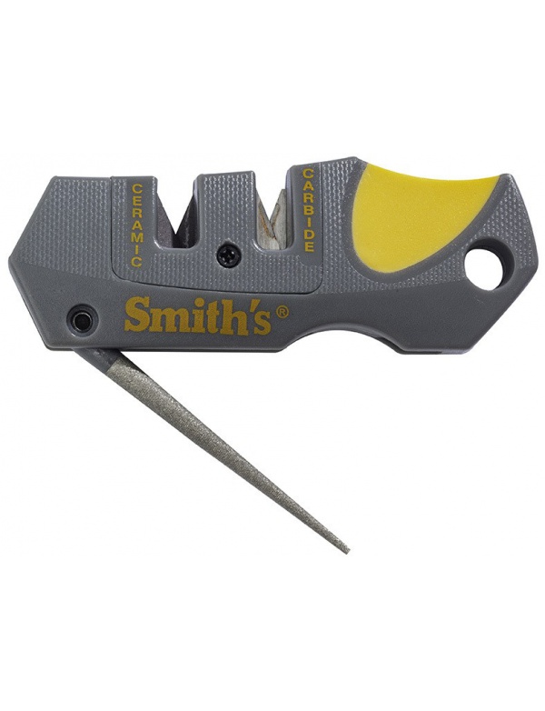 Brousek Smiths *50918* Pocket Pal Knife Sharpener - Bi-Material/Gray & Yellow (á1ks)