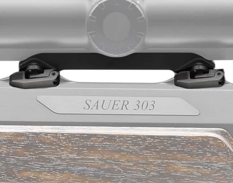 nový Sauer S303 - detail s montáží Sauer SUM